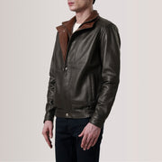 
Alfred Bőr Bomber Dzseki Férfi – alternate product view 3