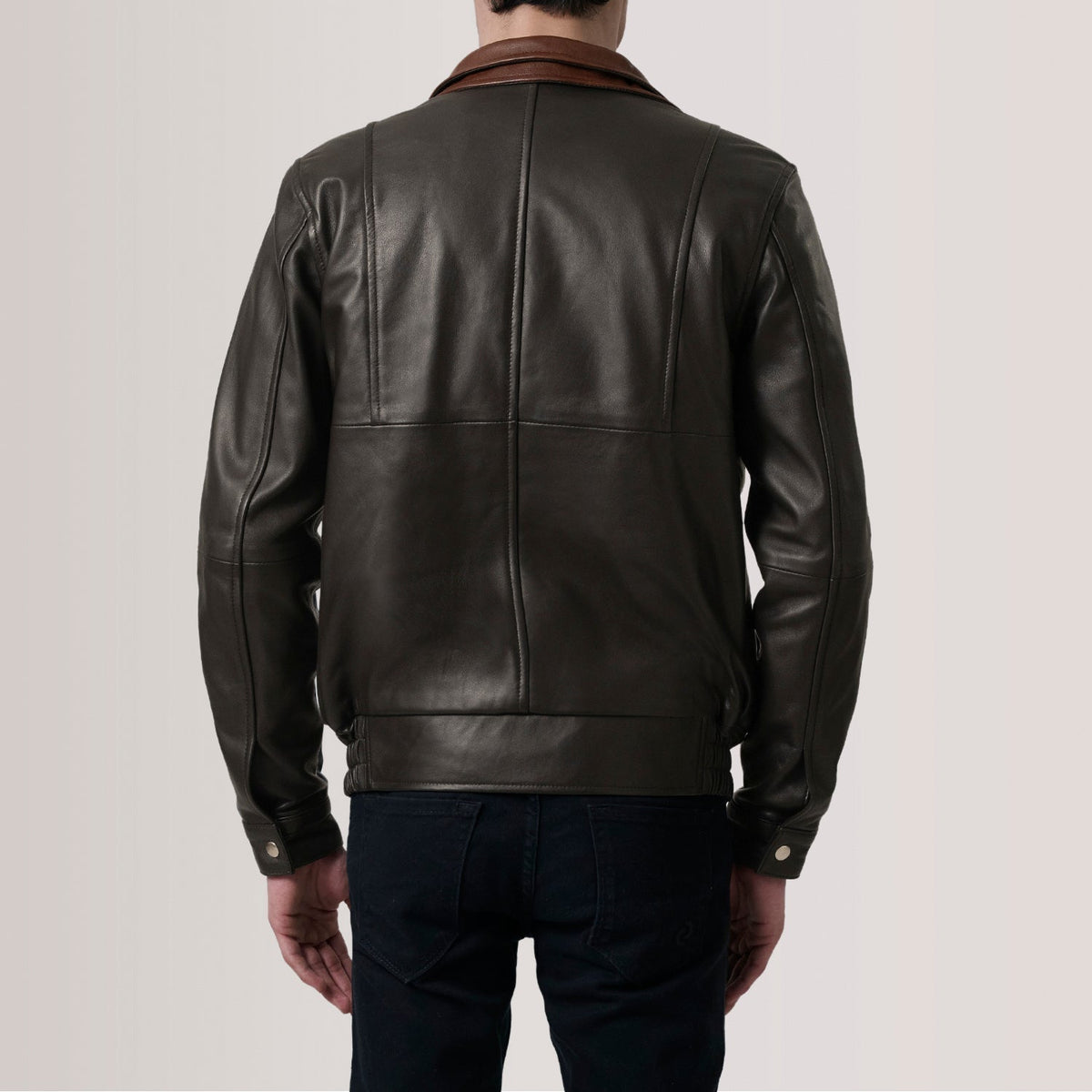 
Alfred Bőr Bomber Dzseki Férfi – alternate product view 5