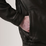 
Alfred Bőr Bomber Dzseki Férfi – alternate product view 6