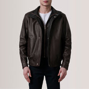
Alfred Bőr Bomber Dzseki Férfi – alternate product view 1