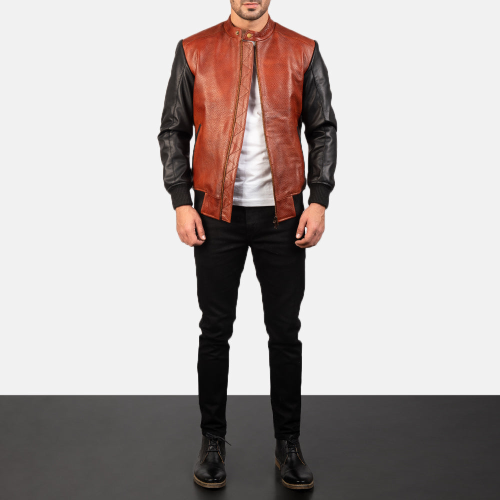 
Avan Bőr Bomber Dzseki Férfi – alternate product view 3