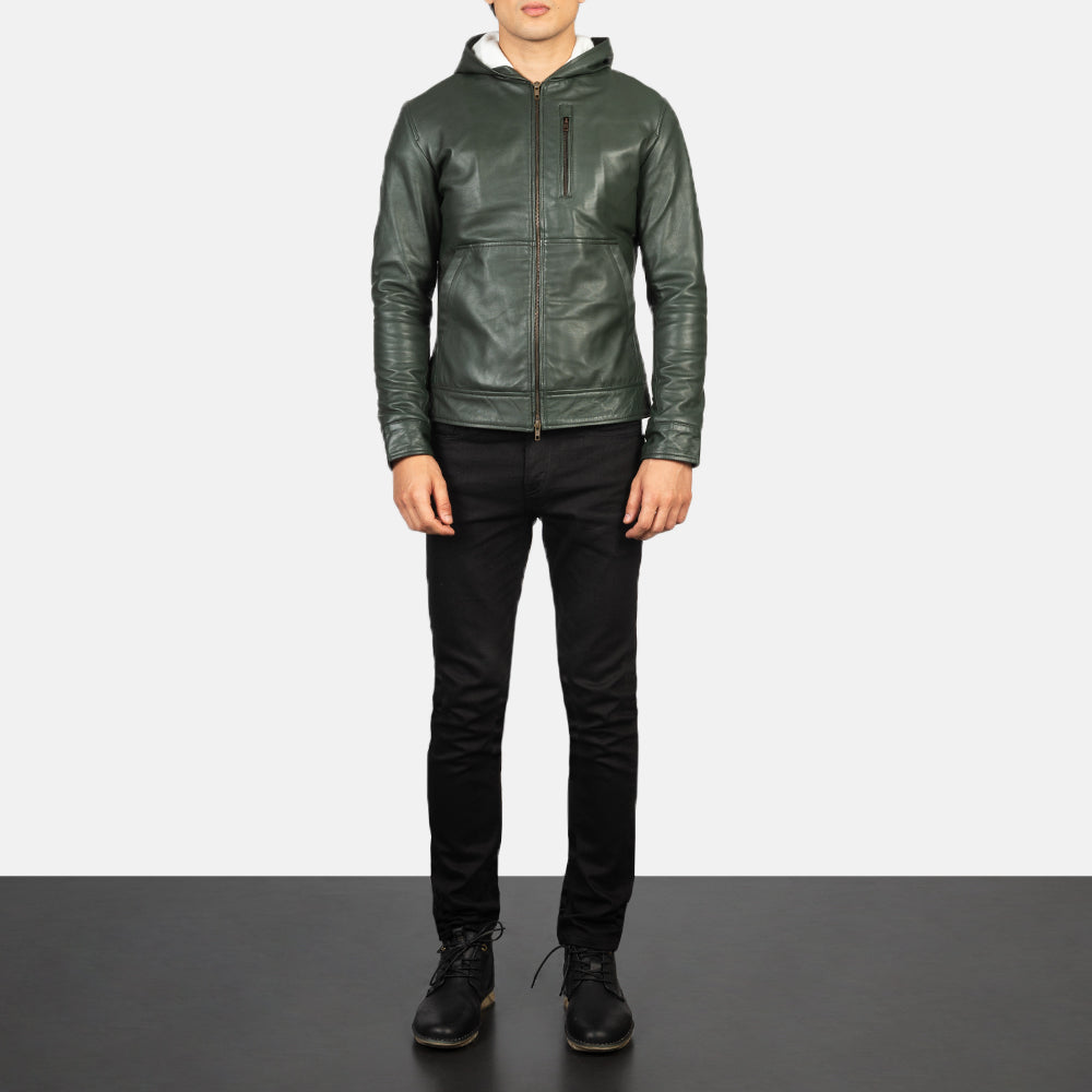 
Baston Bőr Bomber Dzseki Férfi – alternate product view 3