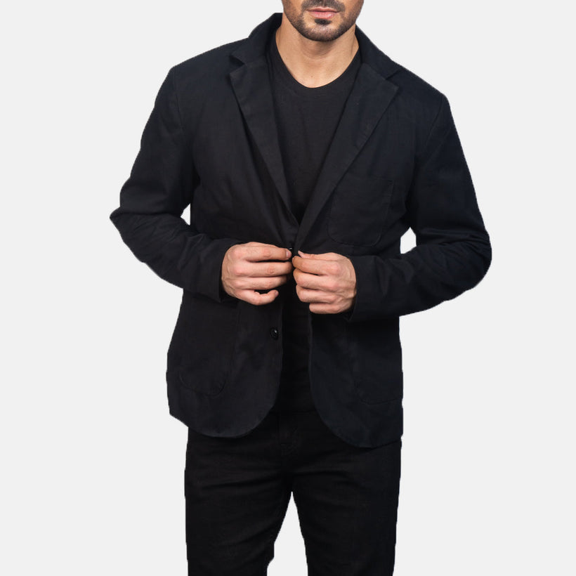 Borges Fekete Blazer férfi