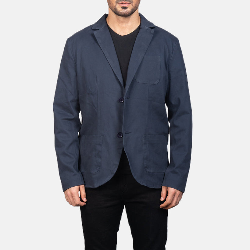 Borges Navy Blue Blazer férfi