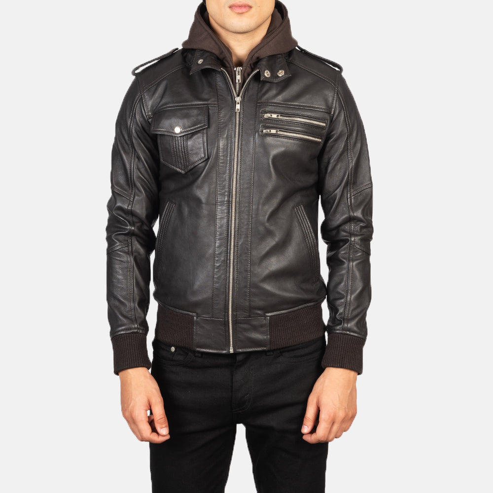 
Bravado Bőr Bomber Dzseki Férfi – alternate product view 4