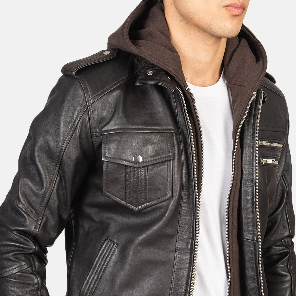 
Bravado Bőr Bomber Dzseki Férfi – alternate product view 6