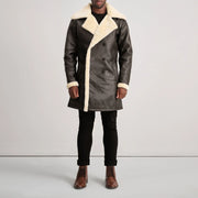 
Charles Bőrkabát Barna Shearling Bőrkabát Férfi – alternate product view 3