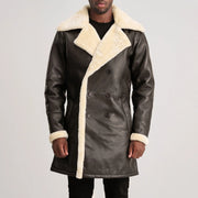 
Charles Bőrkabát Barna Shearling Bőrkabát Férfi – alternate product view 4