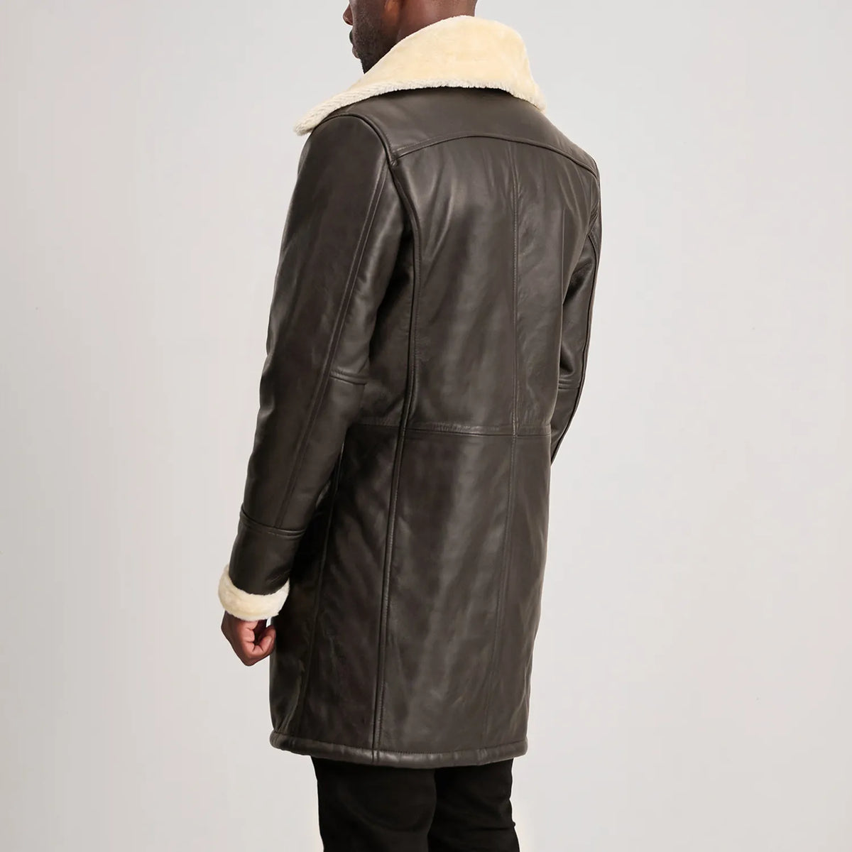 
Charles Bőrkabát Barna Shearling Bőrkabát Férfi – alternate product view 5