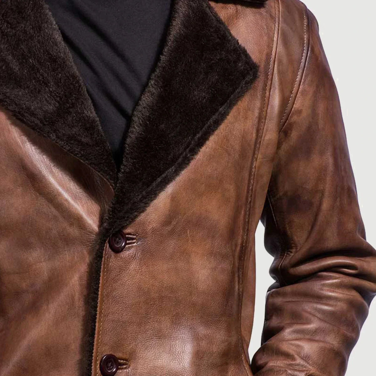 
Belső bélés nézet Showing Faux Fur Lined (Torso) & Két funkcionális belső zseb