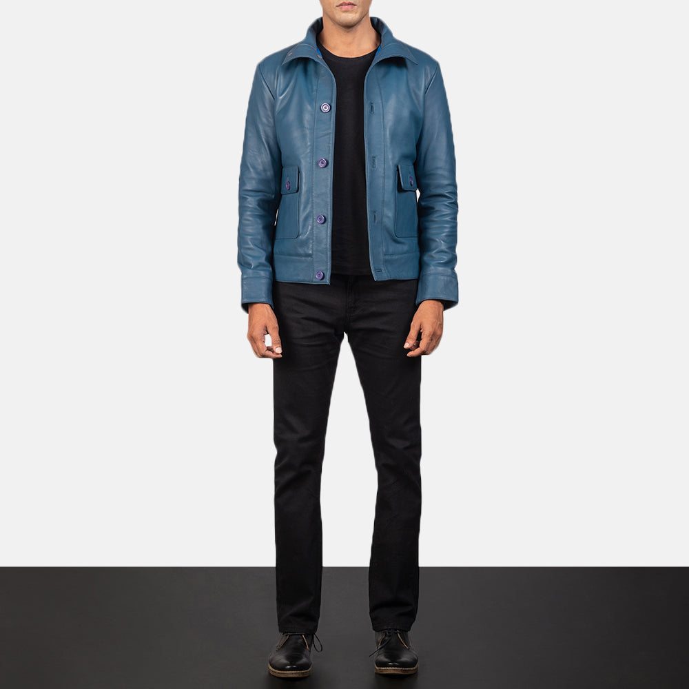 
Columbus Bőr Bomber Dzseki Férfi – alternate product view 3