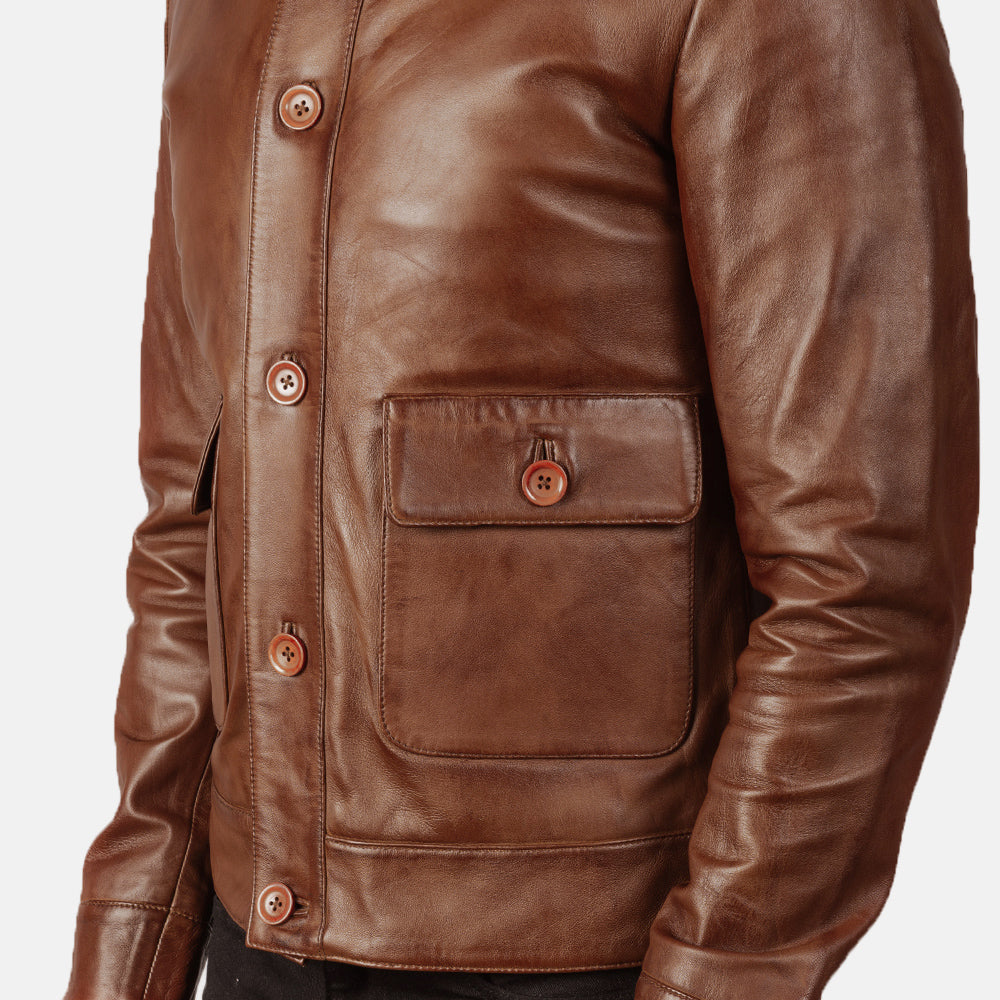 
Columbus Bőr Bomber Dzseki Férfi – alternate product view 6