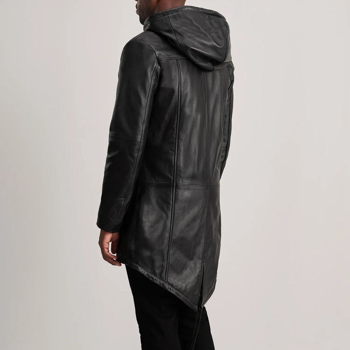 Authentic Sheepskin Leather with Aniline Finish Grain Texture &amp; Heavy-Duty Seam Stitching Detail