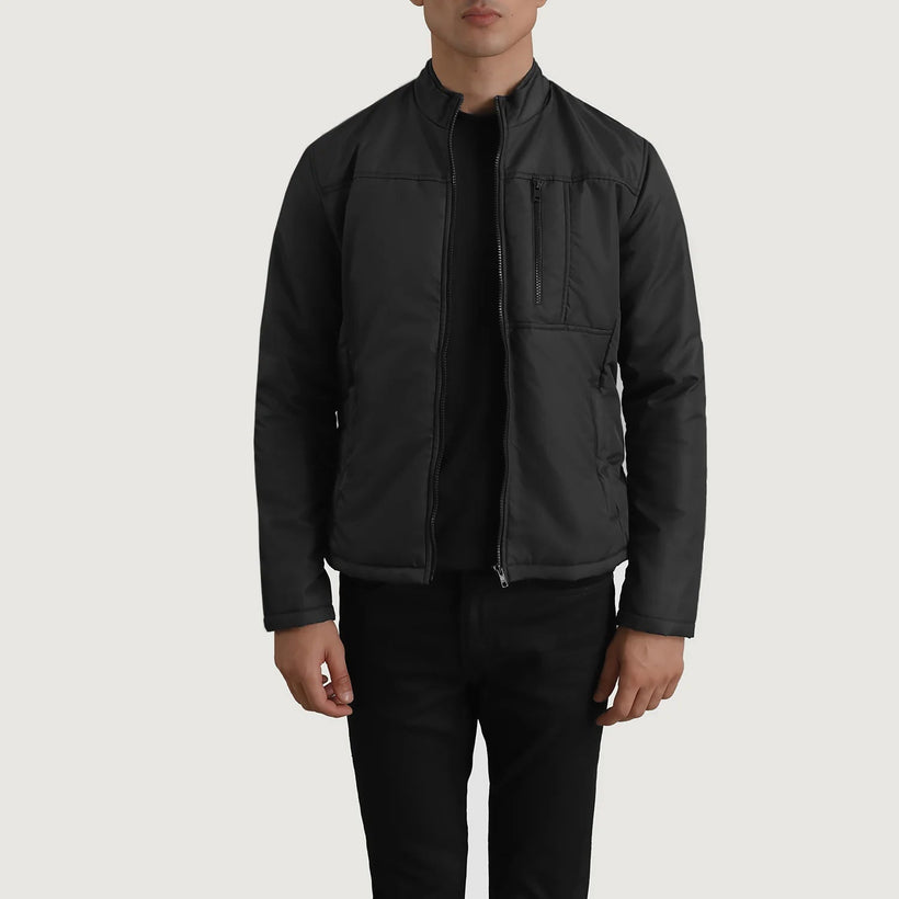 Elliot Fekete Lightweight Bőrdzseki férfi