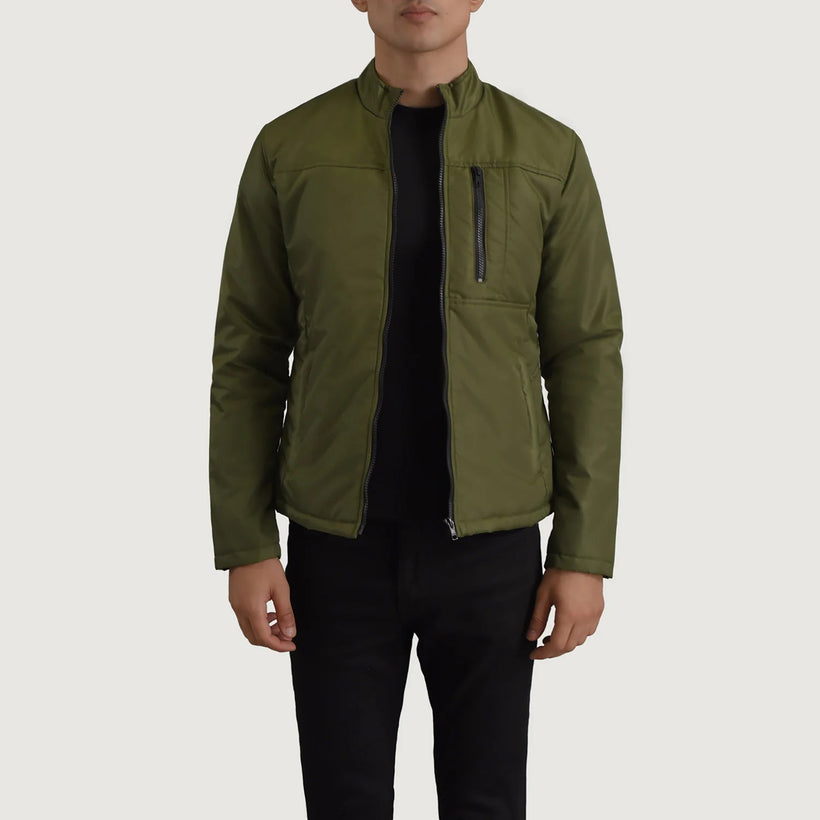 Elliot Green Lightweight Bőrdzseki férfi
