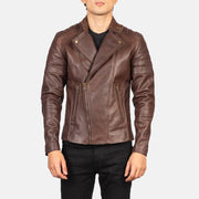 
Kézműves szegélykialakítás Faisor Mocha Suede Biker Jacket