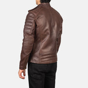 
Faisor Mocha Bőr Motoros Dzseki Férfi – alternate product view 4