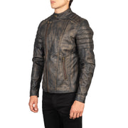 
Faisor Mocha Bőr Motoros Dzseki Férfi – alternate product view 2