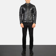 
Fernando Quilted Brown Suede Biker Jacket - Oldalnézet az ergonomikus ujjkialakítással