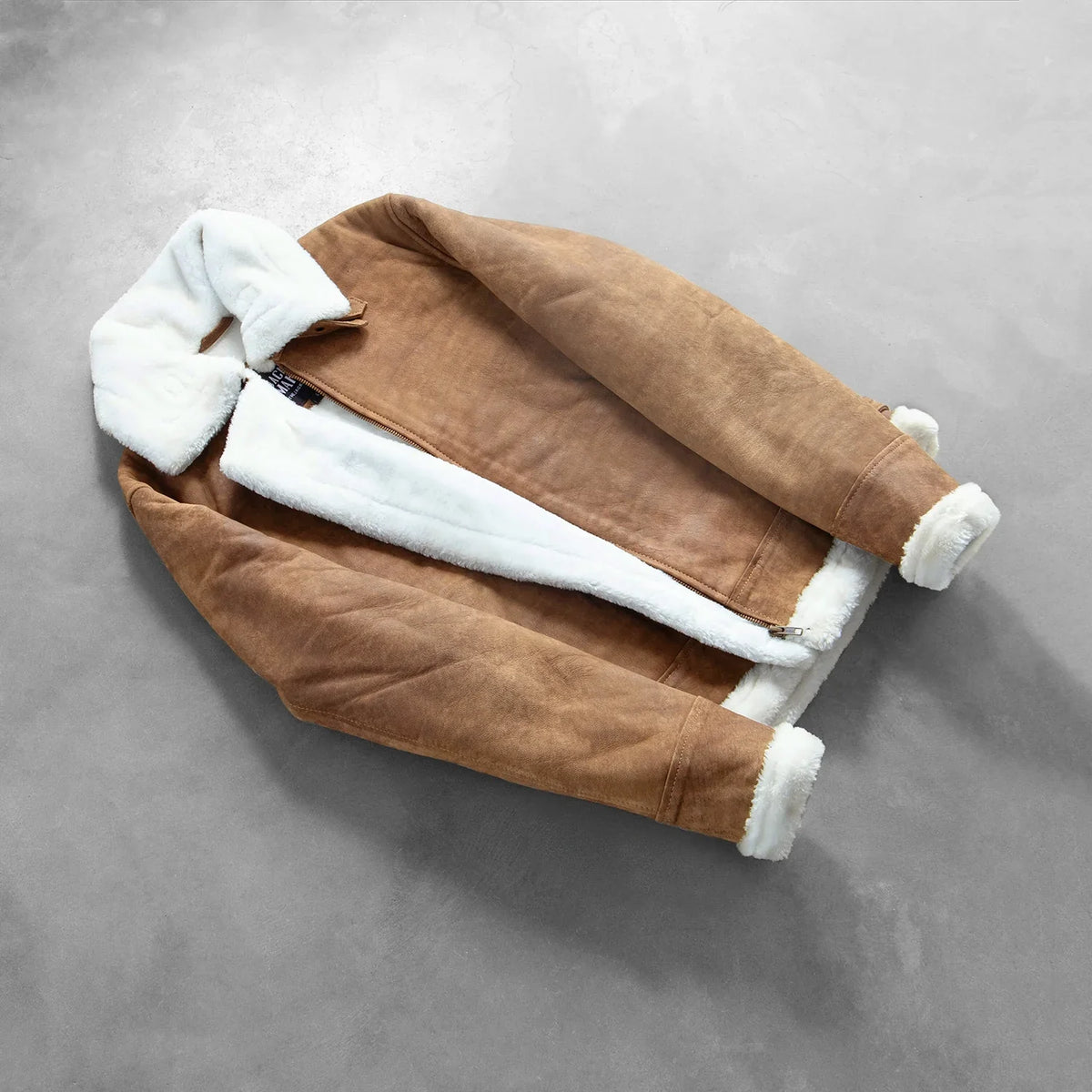 
Francis B-3 Fekete Bőr Bomber Dzseki Férfi – alternate product view 8