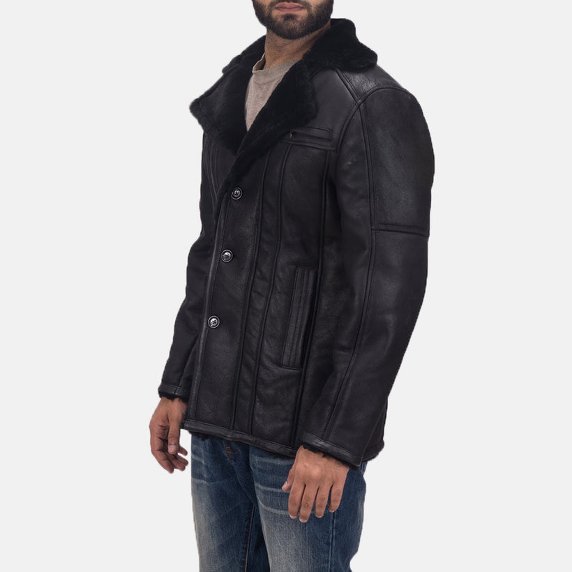 Furcliff Double Face Shearling Leather Coat férfi