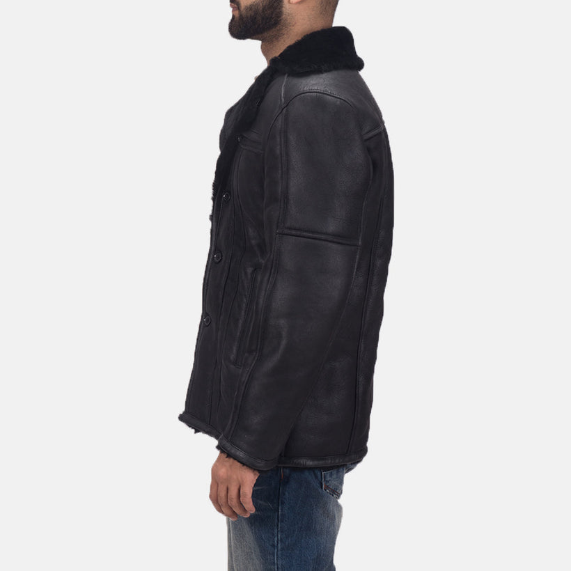 Furcliff Double Face Shearling Leather Coat férfi