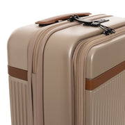 
Tailored Rib Cuffs & Hem Craftsmanship Construction Detail on Hand Luggage Suitcase Front Pocket Zuna Női Női