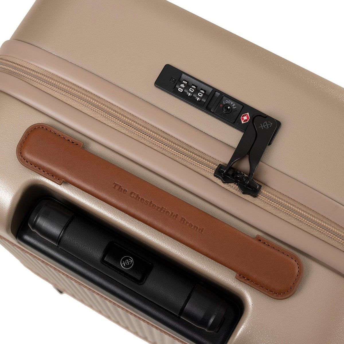 
Tailored Rib Cuffs & Hem Craftsmanship Construction Detail on Hand Luggage Suitcase Zuna Női Női