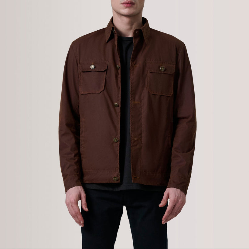Irwin Barna Waxed Canvas Field Bőrdzseki férfi