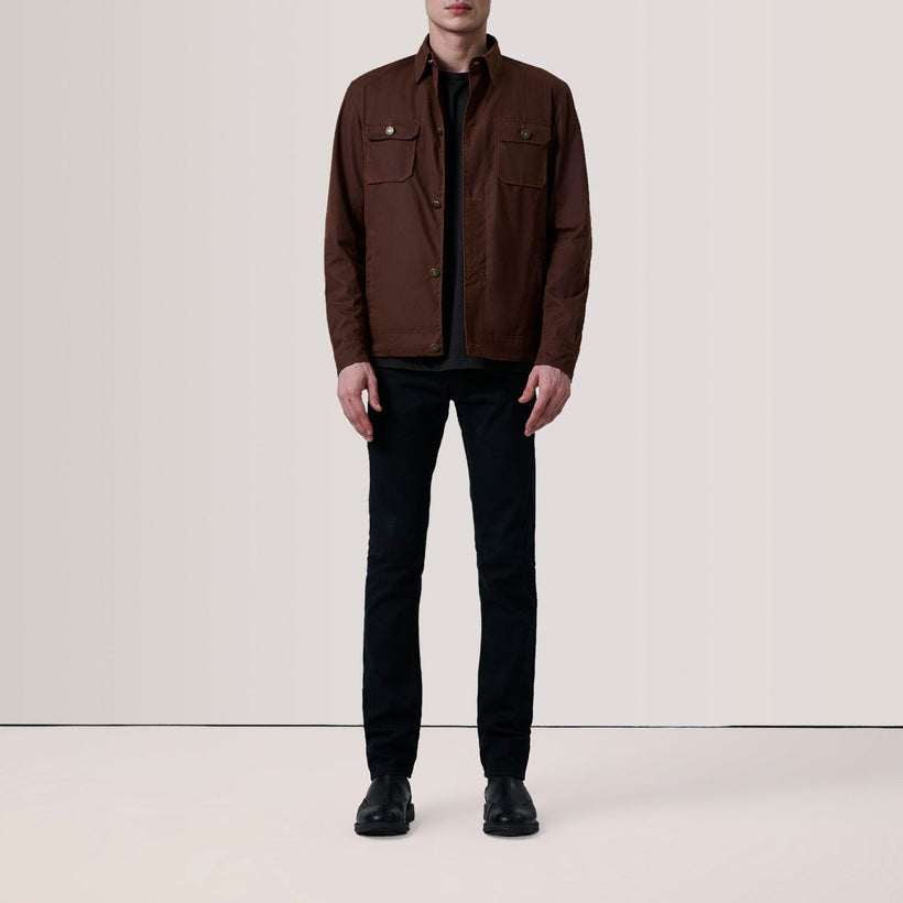 Irwin Barna Waxed Canvas Field Bőrdzseki férfi