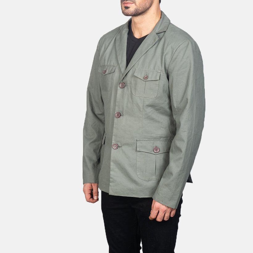 Kajetan Grey Safari Bőrdzseki férfi