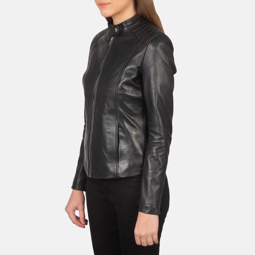 
Kelsee Bőr Motoros Dzseki Női – alternate product view 2