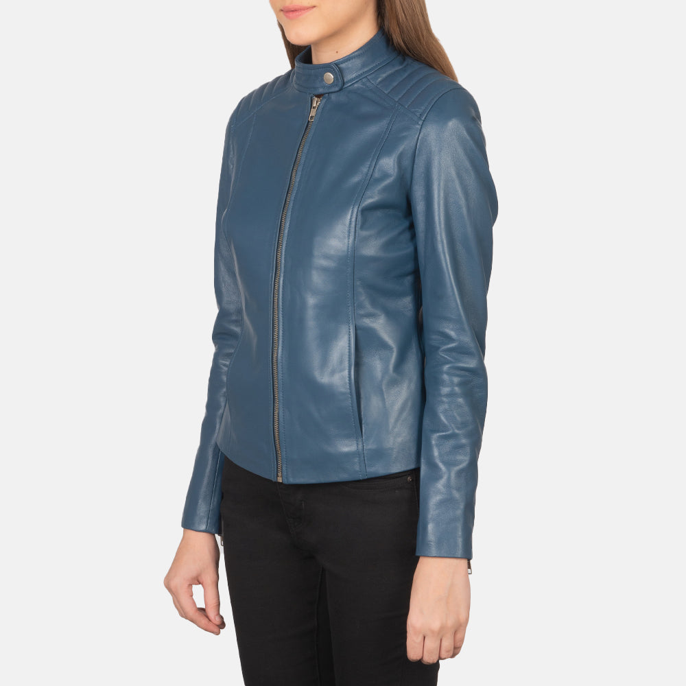 
Kelsee Bőr Motoros Dzseki Női – alternate product view 2