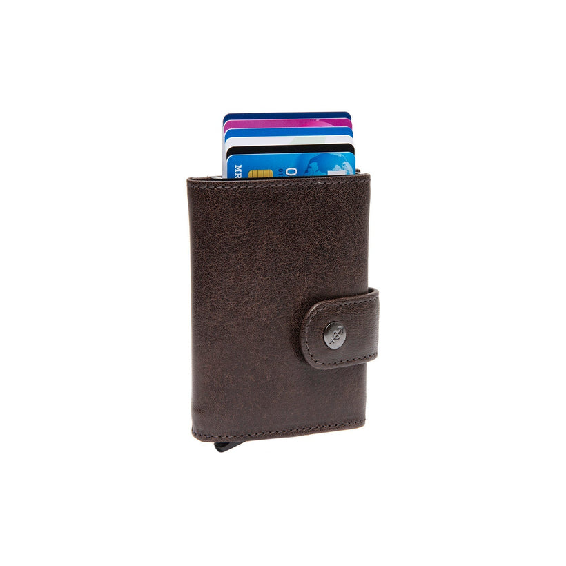 Varrano Full-Grain Leather Card Holder női