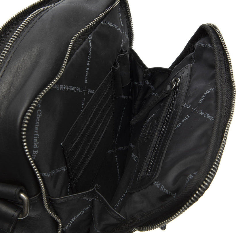 Alva Full-Grain Leather Crossbody Bag férfi