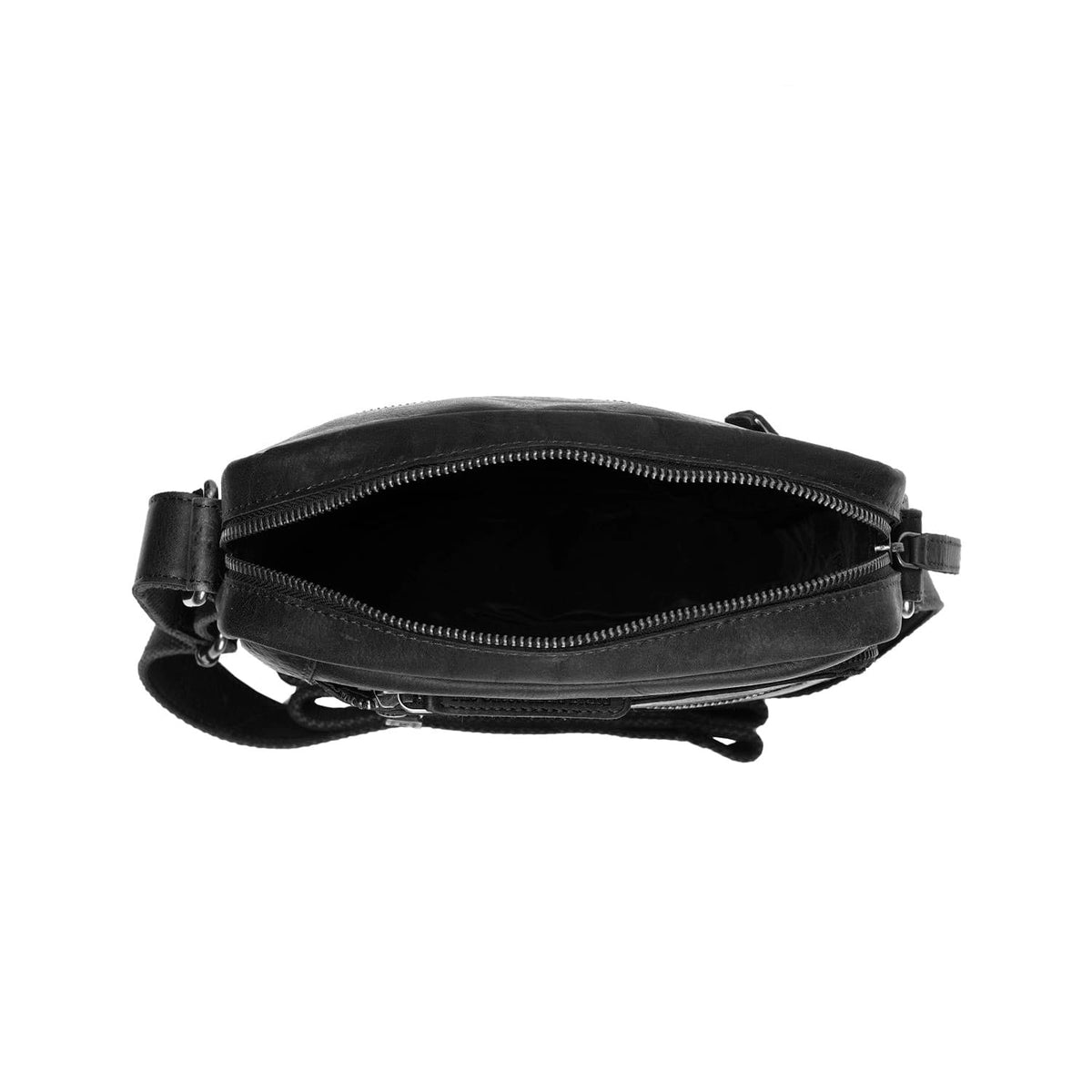 Classic 100% Full-Grain leather Bag - Hátulnézet megerősített bőrpántokkal