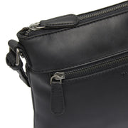 
Classic 100% Full-Grain leather Bag - Hátulnézet megerősített bőrpántokkal