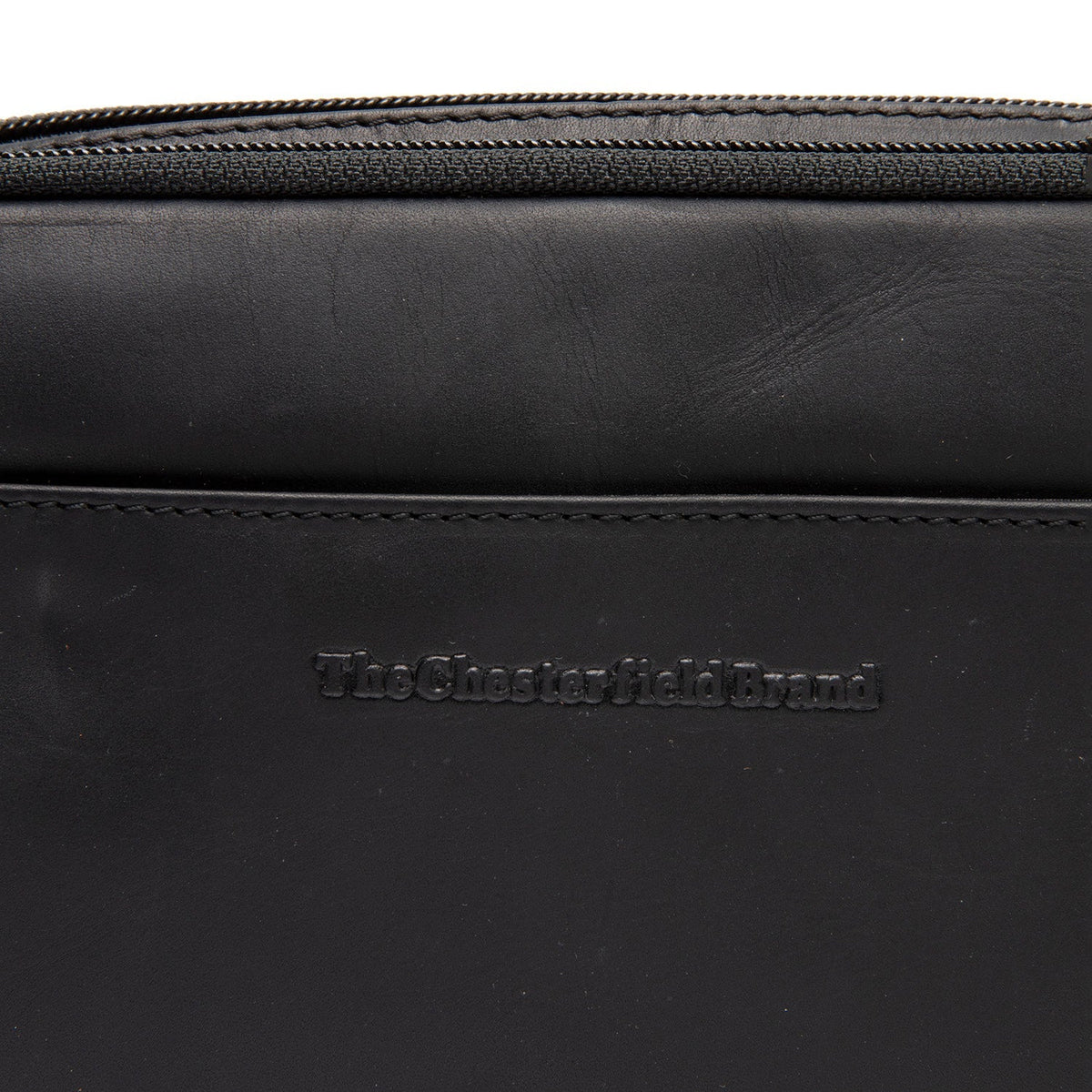 
Classic 100% Full-Grain leather Bag - Hátulnézet megerősített bőrpántokkal