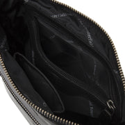 
Classic 100% Full-Grain leather Bag - Hátulnézet megerősített bőrpántokkal