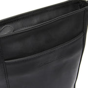 
Classic 100% Full-Grain leather Bag - Hátulnézet megerősített bőrpántokkal