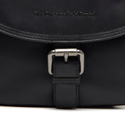 
Classic 100% Full-Grain leather Bag - Hátulnézet megerősített bőrpántokkal