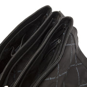 
Classic 100% Full-Grain leather Bag - Hátulnézet megerősített bőrpántokkal