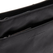 
Classic 100% Full-Grain leather Bag - Hátulnézet megerősített bőrpántokkal