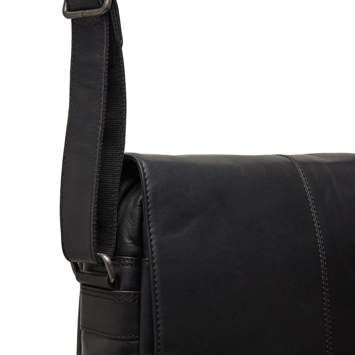 Raphael Full-Grain Leather Crossbody Bag - Strukturált oldalprofil a belső mélységgel