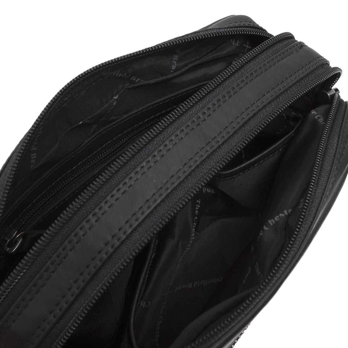 
Classic 100% Full-Grain leather Bag - Hátulnézet megerősített bőrpántokkal