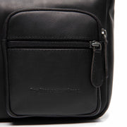 
Classic 100% Full-Grain leather Bag - Hátulnézet megerősített bőrpántokkal