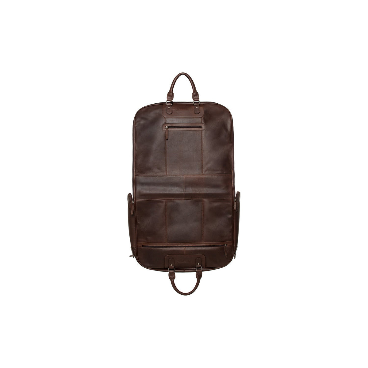 
Leather Garment Bag Josh - Oldalnézet az ergonomikus ujjkialakítással
