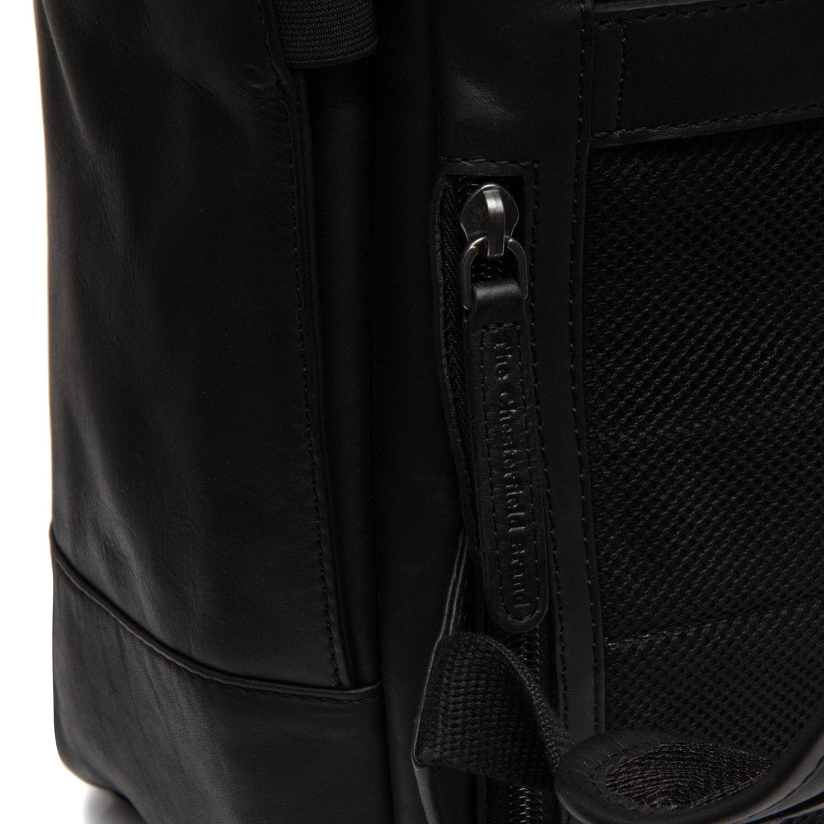 Reinforced Leather Base with Protective Metal Studs Detail