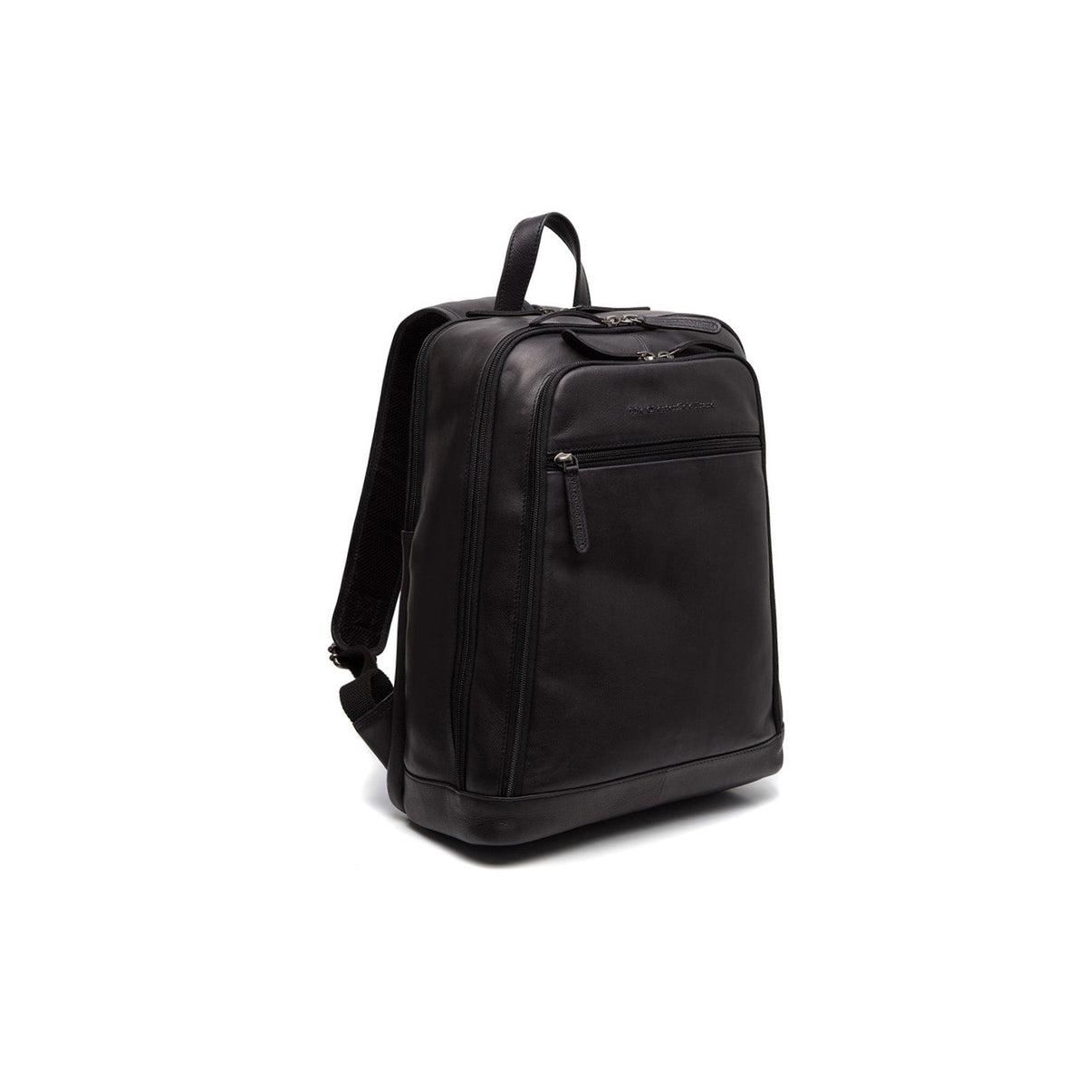 Detroit Full-Grain Leather Laptop Backpack klasszikus 100% valódi teljes bőrből - Full Exterior Elölnézet & testre szabott sziluett | Online vásárlás
