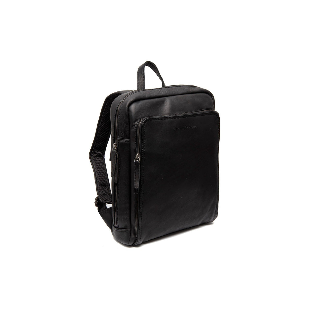 Jasper Full-Grain Leather Laptop Backpack klasszikus 100% valódi teljes bőrből - Full Exterior Elölnézet & testre szabott sziluett | Online vásárlás